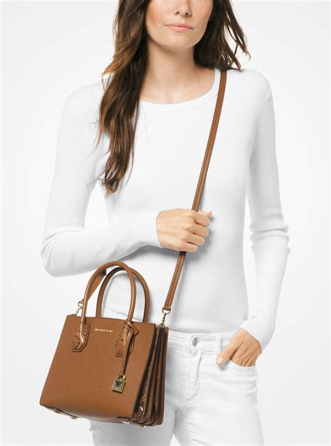 michael kors accordion crossbody|mercer pebble leather accordion crossbody.